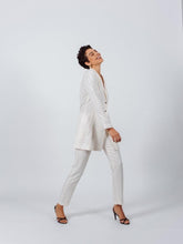 Load image into Gallery viewer, White Tailoring Slim Pants