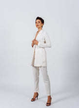 Load image into Gallery viewer, White Tailoring Slim Pants