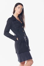 Load image into Gallery viewer, The Grace Long Blazer Dress in Black