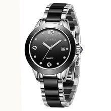 Load image into Gallery viewer, LIGE Sunkta Fashion Elegant Women&#39;s Watches Casual Luxury Ceramic Waterproof Ladies Clock Auto Date Dress Quartz Woman Watch+Box