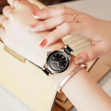 Load image into Gallery viewer, LIGE Sunkta Fashion Elegant Women&#39;s Watches Casual Luxury Ceramic Waterproof Ladies Clock Auto Date Dress Quartz Woman Watch+Box
