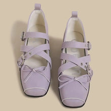 Load image into Gallery viewer, Women&#39;s Shoes New Spring Square Toe One-line Buckle Buckle Decoration Shoes Women Outdoor Daily Commute Zapatos De Mujer