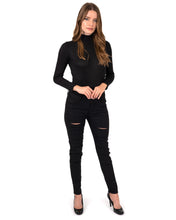 Load image into Gallery viewer, Clifton Ripped High Waisted Skinny Jeans