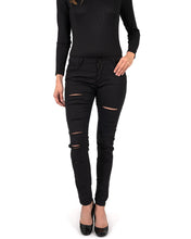 Load image into Gallery viewer, Clifton Ripped High Waisted Skinny Jeans