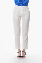 Load image into Gallery viewer, White Tailoring Slim Pants