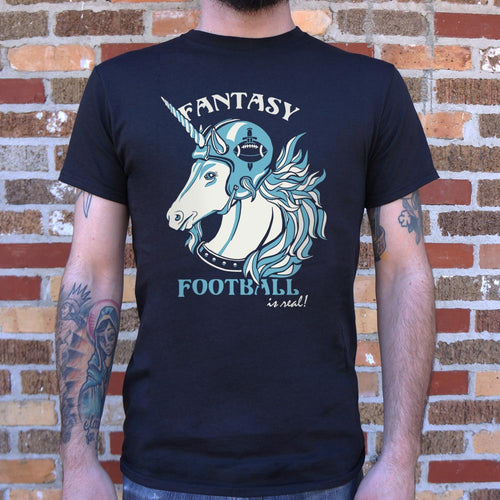 Fantasy Football Is Real T-Shirt (Mens)