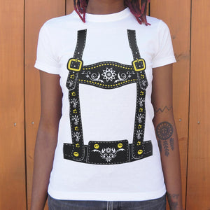 Lederhosen  T-Shirt (Ladies)