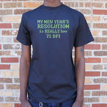 Load image into Gallery viewer, My New Year's Resolution Is Really Low  T-Shirt (Mens)