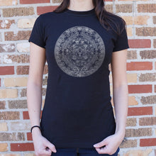 Load image into Gallery viewer, Aztec Calendar T-Shirt (Ladies)