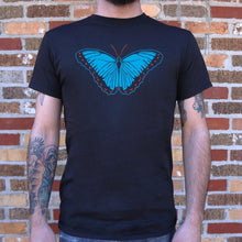 Load image into Gallery viewer, Blue Morpho Butterfly T-Shirt (Mens)