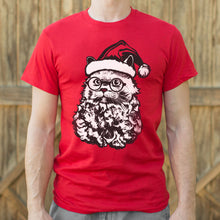 Load image into Gallery viewer, Cat Santa T-Shirt (Mens)