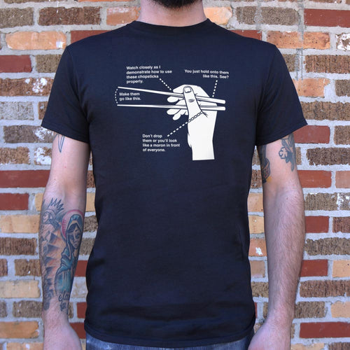 Chopsticks 101 T-Shirt (Mens)