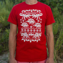 Load image into Gallery viewer, Ugly Dinosaur Sweater T-Shirt (Mens)