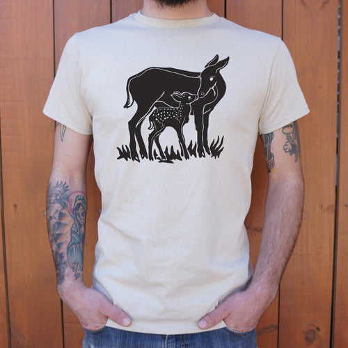 Doe And Fawn T-Shirt (Mens)
