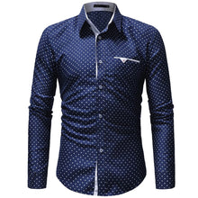 Load image into Gallery viewer, Mens Dotted Button Up
