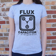 Load image into Gallery viewer, Flux Capacitor 1.21 Gigawatts T-Shirt (Ladies)