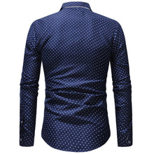 Load image into Gallery viewer, Mens Dotted Button Up