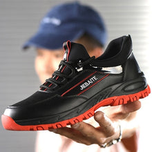 Load image into Gallery viewer, Men Work &amp; Safety Shoes Steel Toe Caps Anti-smashing Anti-puncture Construction Work Boots Non-slip Breathable Security shoes
