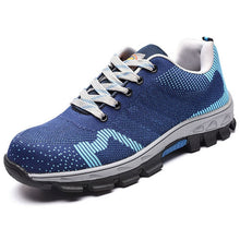 Load image into Gallery viewer, Men Work &amp; Safety Shoes Steel Toe Caps Anti-smashing Anti-puncture Construction Work Boots Non-slip Breathable Security shoes