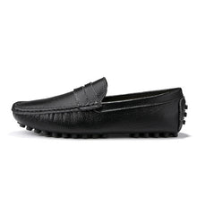Load image into Gallery viewer, Shoes Men Loafers Soft Moccasins High Quality Autumn Winter Genuine Leather Shoes Men Warm Fur Plush Flats Gommino Driving Shoes