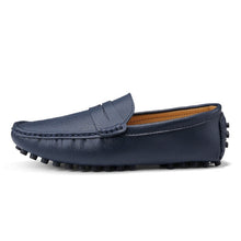 Load image into Gallery viewer, Shoes Men Loafers Soft Moccasins High Quality Autumn Winter Genuine Leather Shoes Men Warm Fur Plush Flats Gommino Driving Shoes