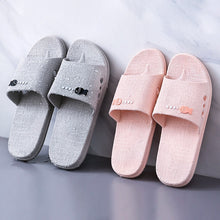Load image into Gallery viewer, Women's new cool slippers, men's home summer shoes, women's anti-skid men's home bathroom, home slippers.