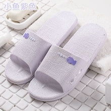 Load image into Gallery viewer, Women's new cool slippers, men's home summer shoes, women's anti-skid men's home bathroom, home slippers.