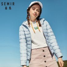 Load image into Gallery viewer, SEMIR 2018 New Parkas basic Winter jackets Female Women Winter plus velvet lamb hooded Coats Down Winter Jacket Womens Outwear