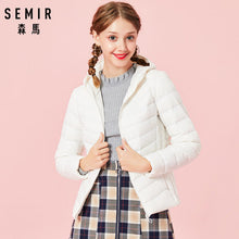 Load image into Gallery viewer, SEMIR 2018 New Parkas basic Winter jackets Female Women Winter plus velvet lamb hooded Coats Down Winter Jacket Womens Outwear