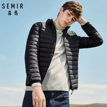 Load image into Gallery viewer, SEMIR 2018 Down Jacket Men Winter Portability Warm 90% White Duck Down Hooded Man Coat jaqueta masculino chaqueta hombre