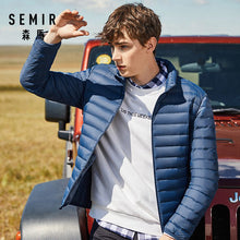 Load image into Gallery viewer, SEMIR 2018 Down Jacket Men Winter Portability Warm 90% White Duck Down Hooded Man Coat jaqueta masculino chaqueta hombre