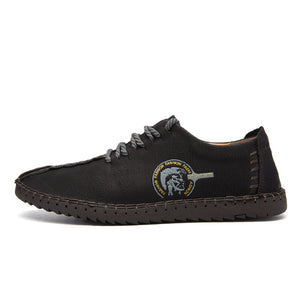 Summer Casual Lace Up Shoes Men Leather Walking Boat Shoe Loafers Moccasins Flats Shoes Men Luxury Brand Hot Sale Fashion 2018