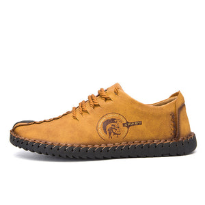 Summer Casual Lace Up Shoes Men Leather Walking Boat Shoe Loafers Moccasins Flats Shoes Men Luxury Brand Hot Sale Fashion 2018