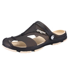 Load image into Gallery viewer, SAGACE Men&#39;s Outdoor Hole Shoes Wading Shoes Summer Fashion Sandals Beach Flip Flop Platform Non-slip  Slippers Outside  June 11