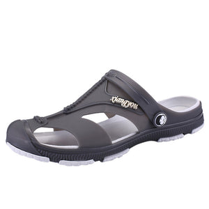 SAGACE Men's Outdoor Hole Shoes Wading Shoes Summer Fashion Sandals Beach Flip Flop Platform Non-slip  Slippers Outside  June 11