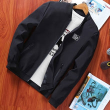 Load image into Gallery viewer, DIMUSI Men&#39;s Bomber Zipper Jacket Winter Male Fleece Warm Coats Casual Streetwear Hip Hop Slim Fit Pilot Jackets Mens Clothing