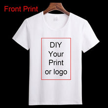 Load image into Gallery viewer, Customized Print T Shirt Women&#39;s Girl&#39;s DIY Photo Logo Brand Top Tees T-shirt Men&#39;s Boy&#39;s clothes Casual Kid&#39;s Baby&#39;s Tshirt