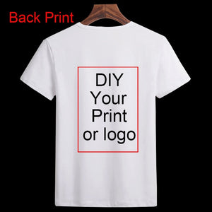 Customized Print T Shirt Women's Girl's DIY Photo Logo Brand Top Tees T-shirt Men's Boy's clothes Casual Kid's Baby's Tshirt