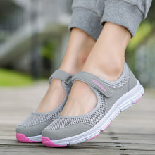 Load image into Gallery viewer, Summer Breathable Women Sneakers Healthy Walking Mary Jane Shoes Sporty Mesh Sport Running Mother Gift Light Flats 35-42 Size