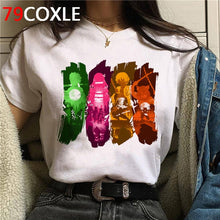 Load image into Gallery viewer, Hot Demon Slayer Funny Cartoon T Shirt Men Fashion Kimetsu No Yaiba T-shirt Graphic Japanese Anime Tshirt Hip Hop Top Tees Male