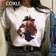 Load image into Gallery viewer, Hot Demon Slayer Funny Cartoon T Shirt Men Fashion Kimetsu No Yaiba T-shirt Graphic Japanese Anime Tshirt Hip Hop Top Tees Male