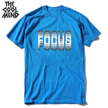 Load image into Gallery viewer, COOLMIND 100% cotton summer loose focus print men T shirt casual loose o-neck men tshirt short sleeve t-shirt male tee shirts