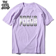 Load image into Gallery viewer, COOLMIND 100% cotton summer loose focus print men T shirt casual loose o-neck men tshirt short sleeve t-shirt male tee shirts