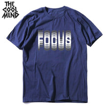 Load image into Gallery viewer, COOLMIND 100% cotton summer loose focus print men T shirt casual loose o-neck men tshirt short sleeve t-shirt male tee shirts