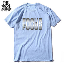 Load image into Gallery viewer, COOLMIND 100% cotton summer loose focus print men T shirt casual loose o-neck men tshirt short sleeve t-shirt male tee shirts