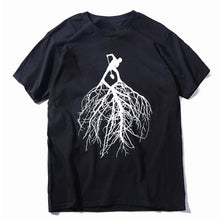 Load image into Gallery viewer, COOLMIND 100% cotton summer loose focus print men T shirt casual loose o-neck men tshirt short sleeve t-shirt male tee shirts