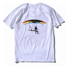 Load image into Gallery viewer, COOLMIND 100% cotton summer loose focus print men T shirt casual loose o-neck men tshirt short sleeve t-shirt male tee shirts