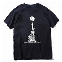 Load image into Gallery viewer, COOLMIND 100% cotton summer loose focus print men T shirt casual loose o-neck men tshirt short sleeve t-shirt male tee shirts