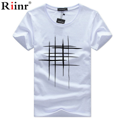 New Men Summer T- shirt Brand-Clothing Print T shirt Male Print Slim Fit Short Sleeve Tshirt Yellow White Tshirt For Male