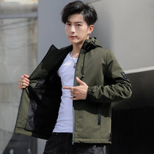 Load image into Gallery viewer, 2020 New Brand Jacket Men Zipper Winter Spring Autumn Casual Solid Hooded Jackets Men&#39;s Outwear Slim Fit High Quality M-8XL 46